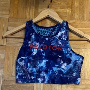 Peloton Multicolor Abstract Sports Bra